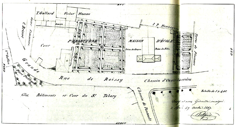 Lees lieux en 1857
