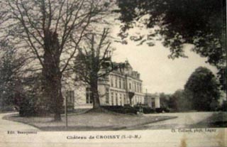 Le chteau de Croissy vers 1910
