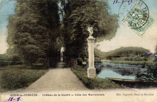 L'alle de Marronniers vers  l'ouest, vers 1907